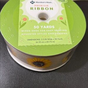 Member's Mark Sunflower Ribbon - 50 Yards